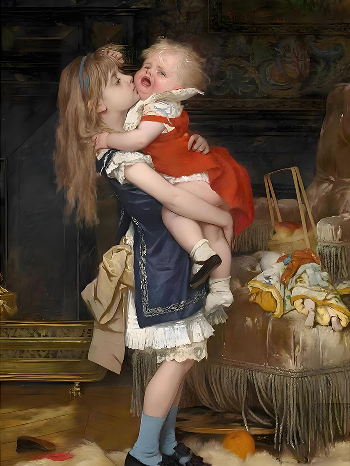 Moments of familial affection in classical times